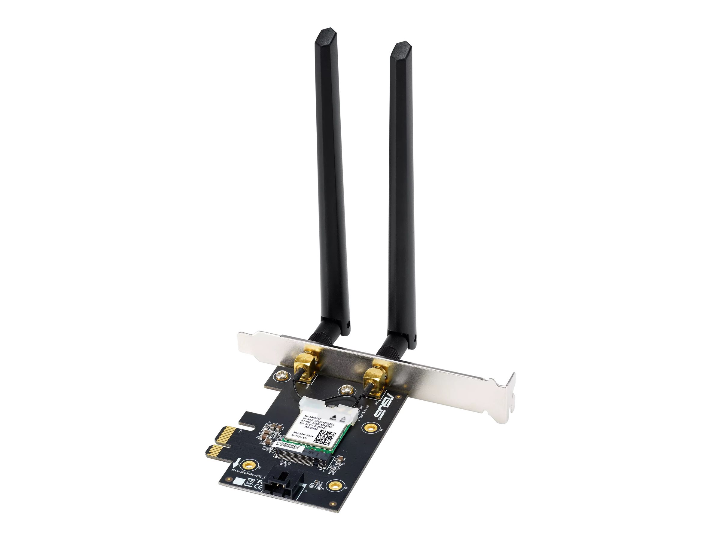 ASUS PCE-AX1800 - Netzwerkadapter - PCIe - 802.11a, 802.11b/g/n, 802.11ax, Bluetooth 5.2