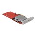 DeLOCK PCI Express Card > 2 x internal M.2 - Schnittstellenadapter - M.2 Card Low-Profile - PCIe 3.0 x8