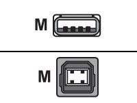 Zebra - USB-Kabel - USB (M) zu USB Typ B (M) - 3 m - fr Zebra GX420; GK Series GK420; GX Series GX430; LP 28XX, 3844; TLP 28XX,