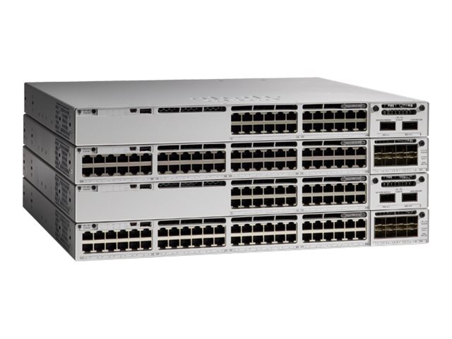 Cisco Catalyst 9300L - Network Essentials - Switch - L3 - 48 x 10/100/1000 (PoE+) + 4 x 10 Gigabit SFP+ (Uplink) - an Rack monti