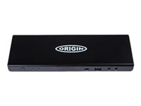 Origin Storage - Dockingstation - USB-C 3.2 Gen 1 - 3 x HDMI, 2 x DP - 10Mb LAN - Europa