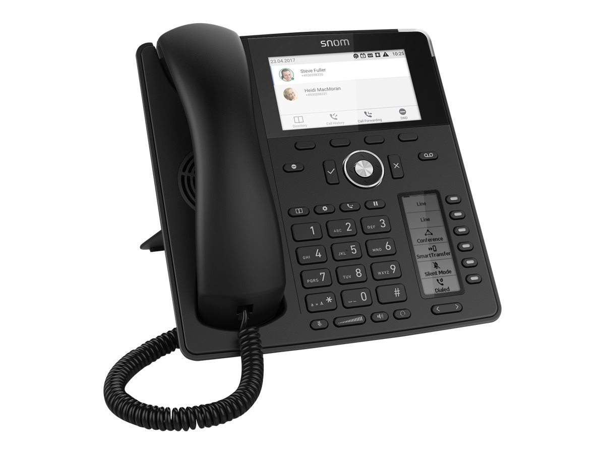snom D785N - VoIP-Telefon mit Rufnummernanzeige - dreiweg Anruffunktion - SIP, RTCP, RTP, SRTP, SRTCP, SIP over TLS, RTCP-XR, SI