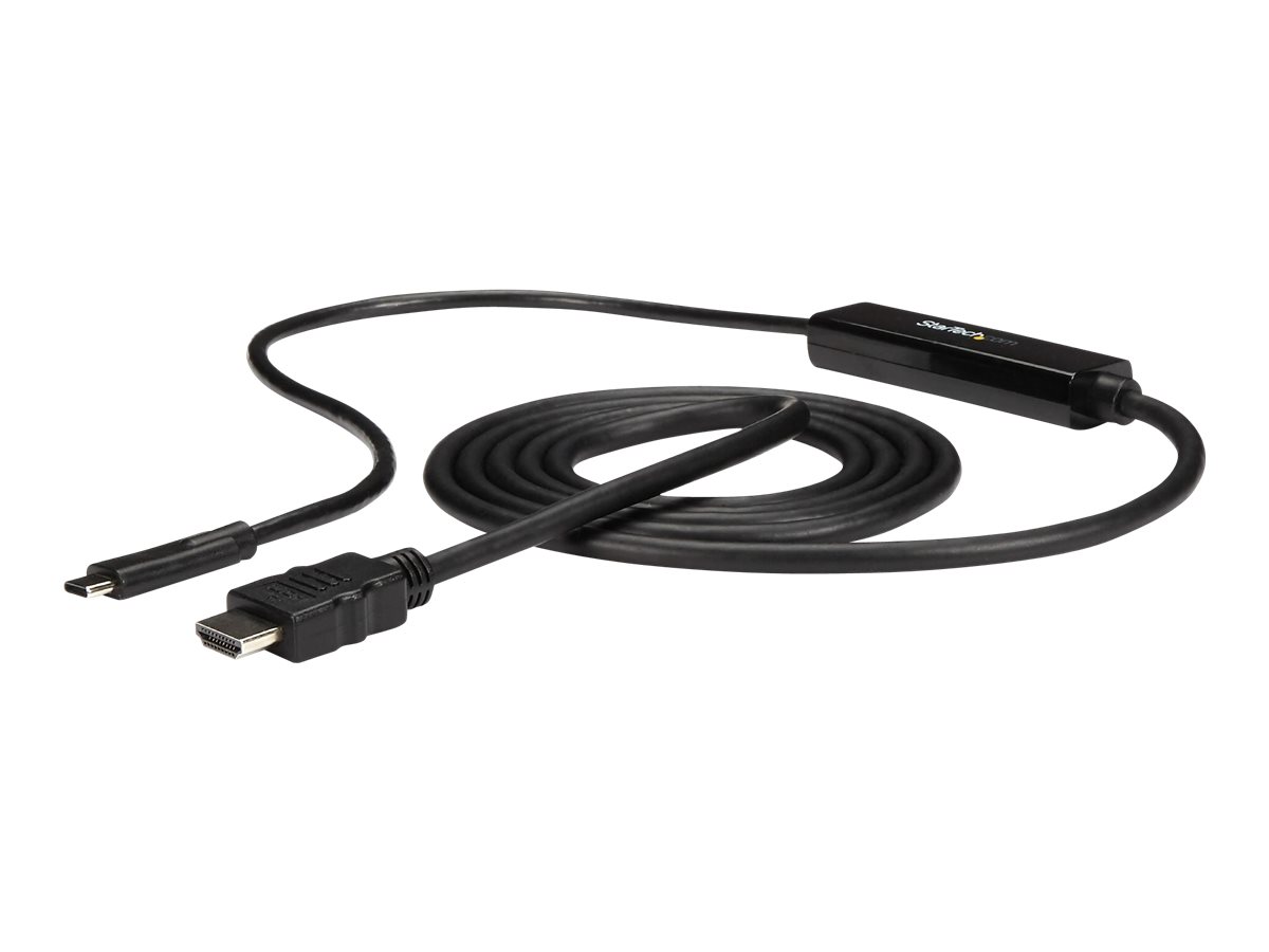 StarTech.com USB C auf HDMI Kabel - 1m - 4K  -Thunderbolt 3 kompatibel - USB Typ C zu HDMI Adapter Kabel - Ultra HD 3840x2160 - 