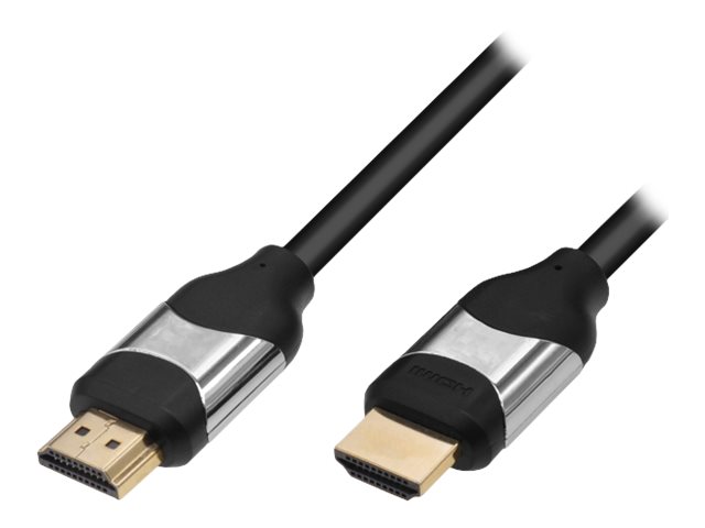M-CAB Professional - Highspeed - HDMI-Kabel mit Ethernet - HDMI mnnlich zu HDMI mnnlich - 1 m - Schwarz