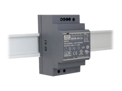 EXSYS EX-6973 - Netzteil (DIN-Schienenmontage mglich) - Wechselstrom 100-240 V - 60 Watt