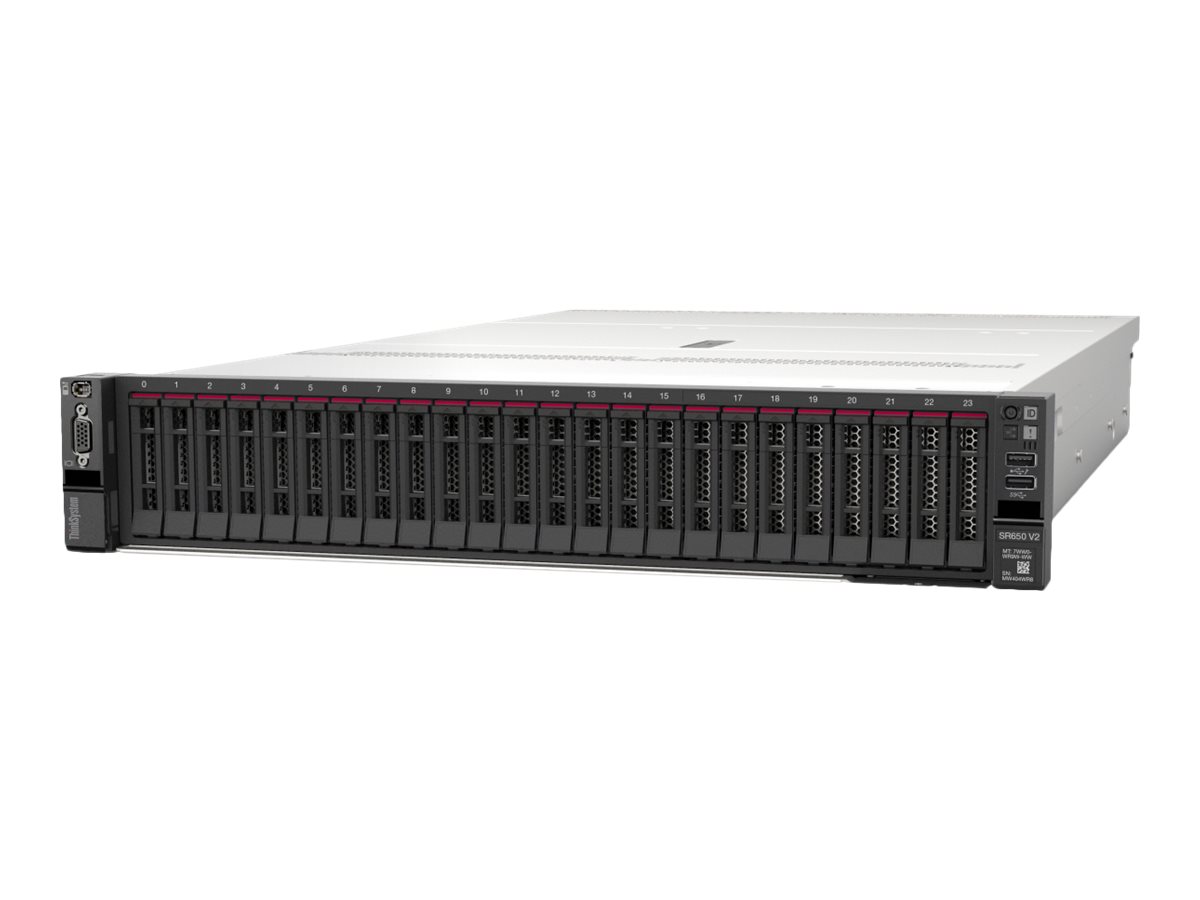 Lenovo ThinkSystem SR650 V2 7Z73 - Server - Rack-Montage - 2U - zweiweg - 1 x Xeon Gold 6346 / 3.1 GHz