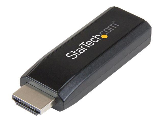 StarTech.com HDMI to VGA Adapter - Aux Audio Output - Compact - 1920x1200 - HDMI to VGA (HD2VGAMICRA) - Videokonverter