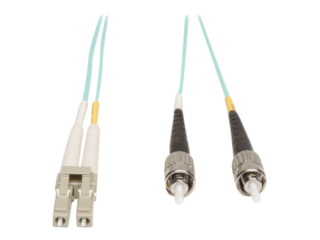 Eaton Tripp Lite Series 10Gb Duplex Multimode 50/125 OM3 LSZH Fiber Patch Cable (LC/ST) - Aqua, 1M (3 ft.) - Patch-Kabel - LC Mu