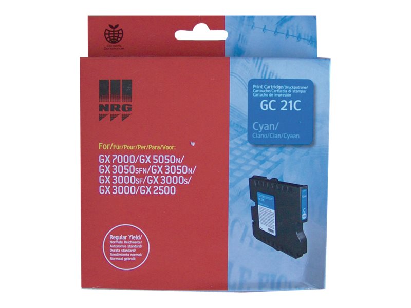 Ricoh GC 21C - Cyan - Original - Tintenpatrone - fr Ricoh Aficio GX3000, Aficio GX3050, Aficio GX5050, GX 2500, GX 3050, GX 700