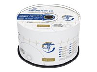 MediaRange Medical Line - 50 x CD-R - 700 MB (80 Min) 48x - weiss - mit Tintenstrahldrucker bedruckbare Oberflche - Spindel