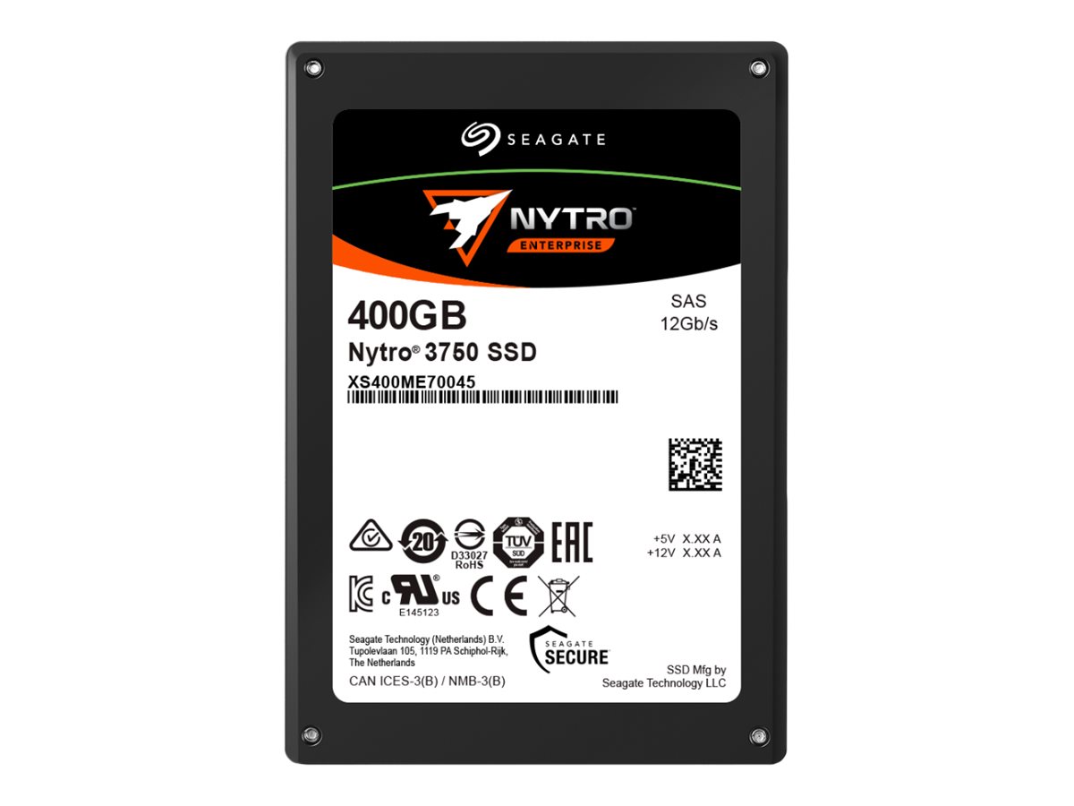 Seagate Nytro 3750 XS400ME70045 - SSD - Write Intensive - 400 GB - intern - 2.5