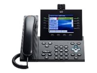 Cisco Unified IP Phone 9951 Slimline - IP-Videotelefon - SIP - mehrere Leitungen - Charcoal Grey
