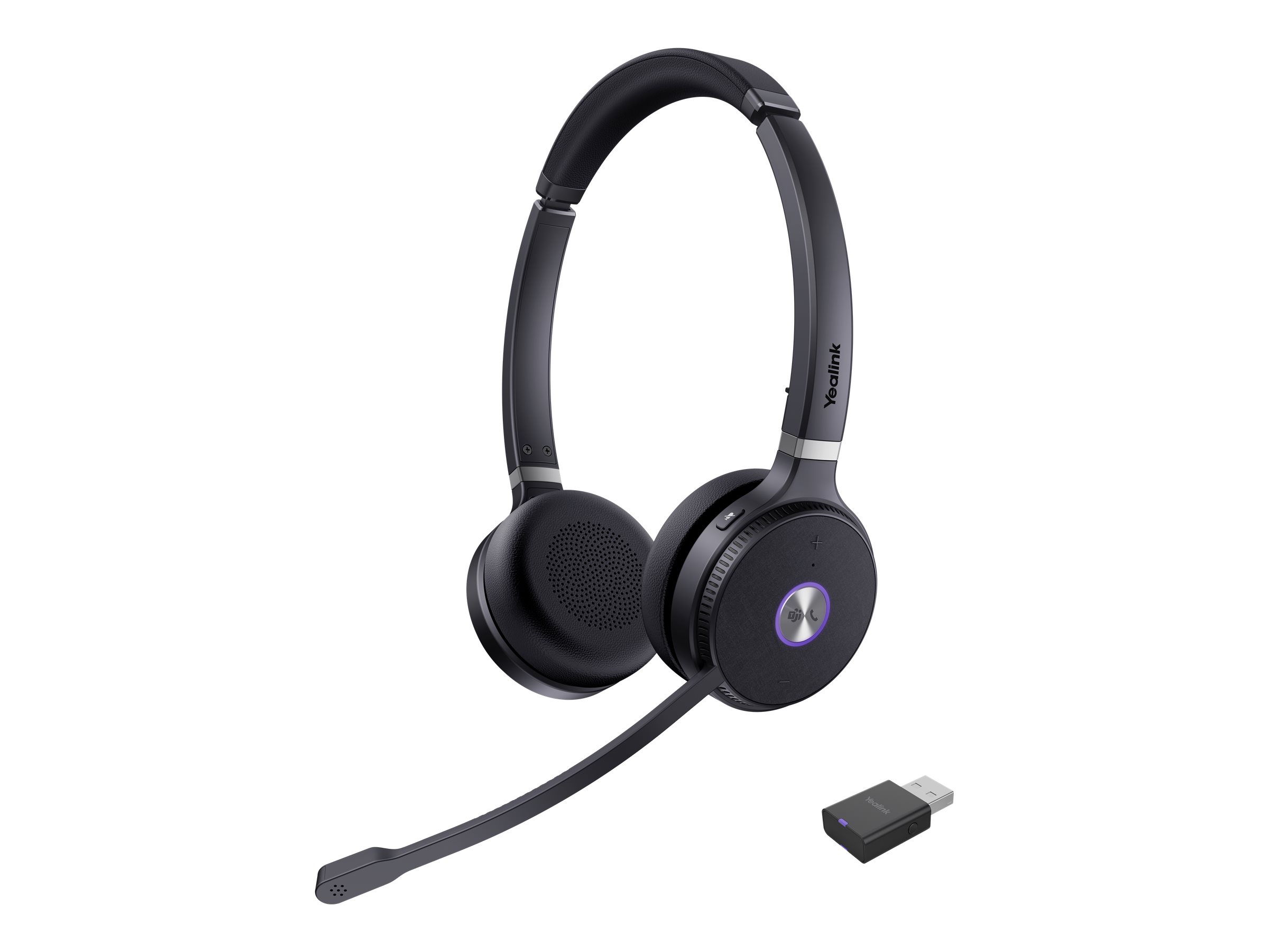 Yealink WH62 Dual Portable - Fr Microsoft Teams - Headset - On-Ear - DECT - kabellos