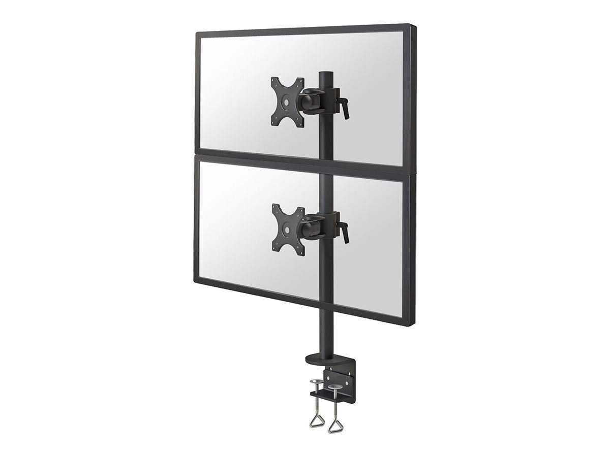Neomounts FPMA-D700DV - Befestigungskit - Voll beweglich - fr 2 LCD-Displays - Schwarz - Bildschirmgrsse: 25.4-69 cm (10