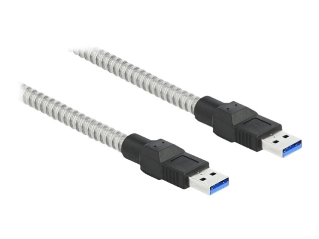 Delock - USB-Kabel - USB Typ A (M) zu USB Typ A (M) - USB 3.2 Gen 1 - 50 cm - Silber