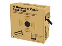 Multibrackets M Universal Cable Sock Roll 20 mm x 50 m - Kabel-Organizer - Schwarz