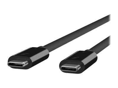 Belkin Thunderbolt 3 - Thunderbolt-Kabel - USB-C (M) zu USB-C (M) - USB 3.1 Gen 2 / Thunderbolt 3 - 2 m - Schwarz