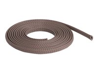Delock - Kabelmanagement-Tlle - 6 mm, braided, rodent resistant, stretchable - 2 m - braun