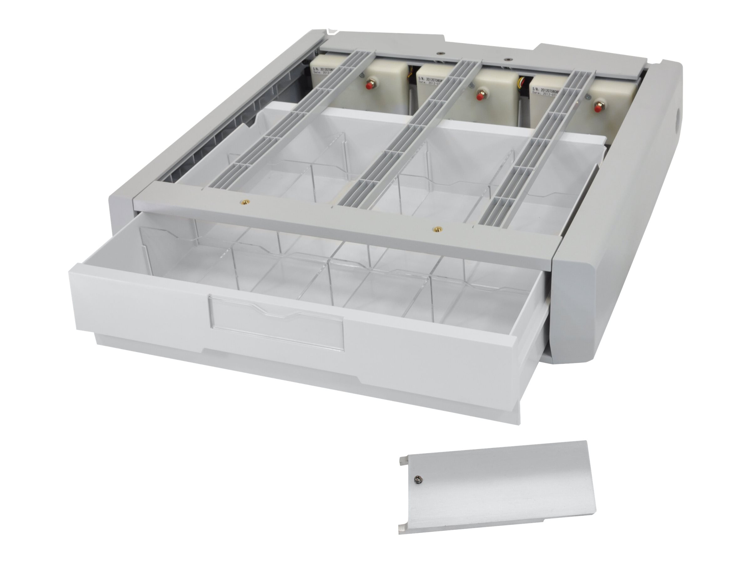 Ergotron Supplemental Storage Drawer, Single - Aufbewahrungsbox - Grau-Weiss - am Wagen montierbar