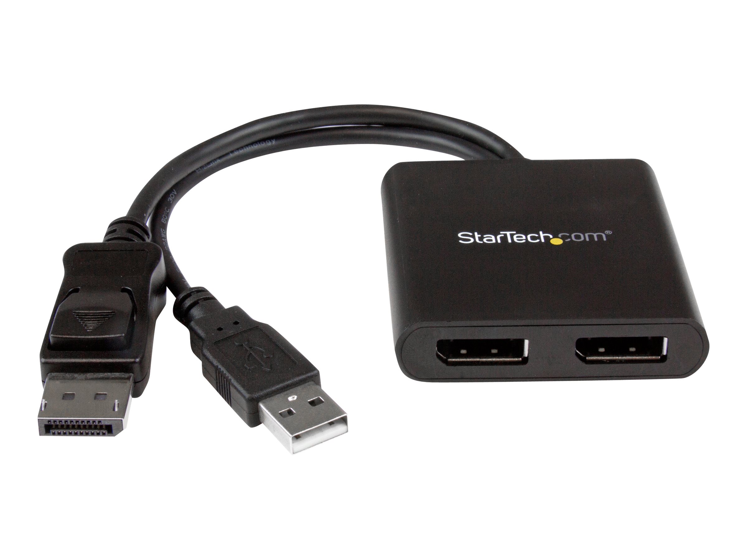 StarTech.com MST Hub - DisplayPort auf 2x Displayport - Multi Stream Transport Hub - DP 1.2 auf DP - Video-Verteiler - 2 x Displ