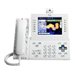 Cisco Unified IP Phone 9971 Slimline - IP-Videotelefon - IEEE 802.11b/g/a (Wi-Fi) - SIP - mehrere Leitungen - Arctic White