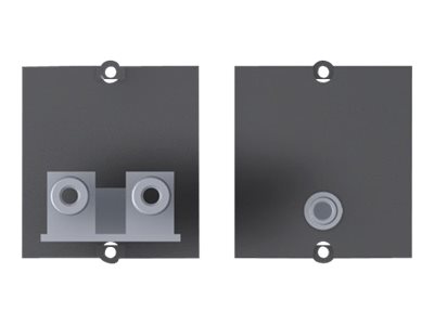 Bachmann Custom module - Modulares Faceplate-Snap-In - Mini-Phone Stereo 3,5 mm - Schwarz
