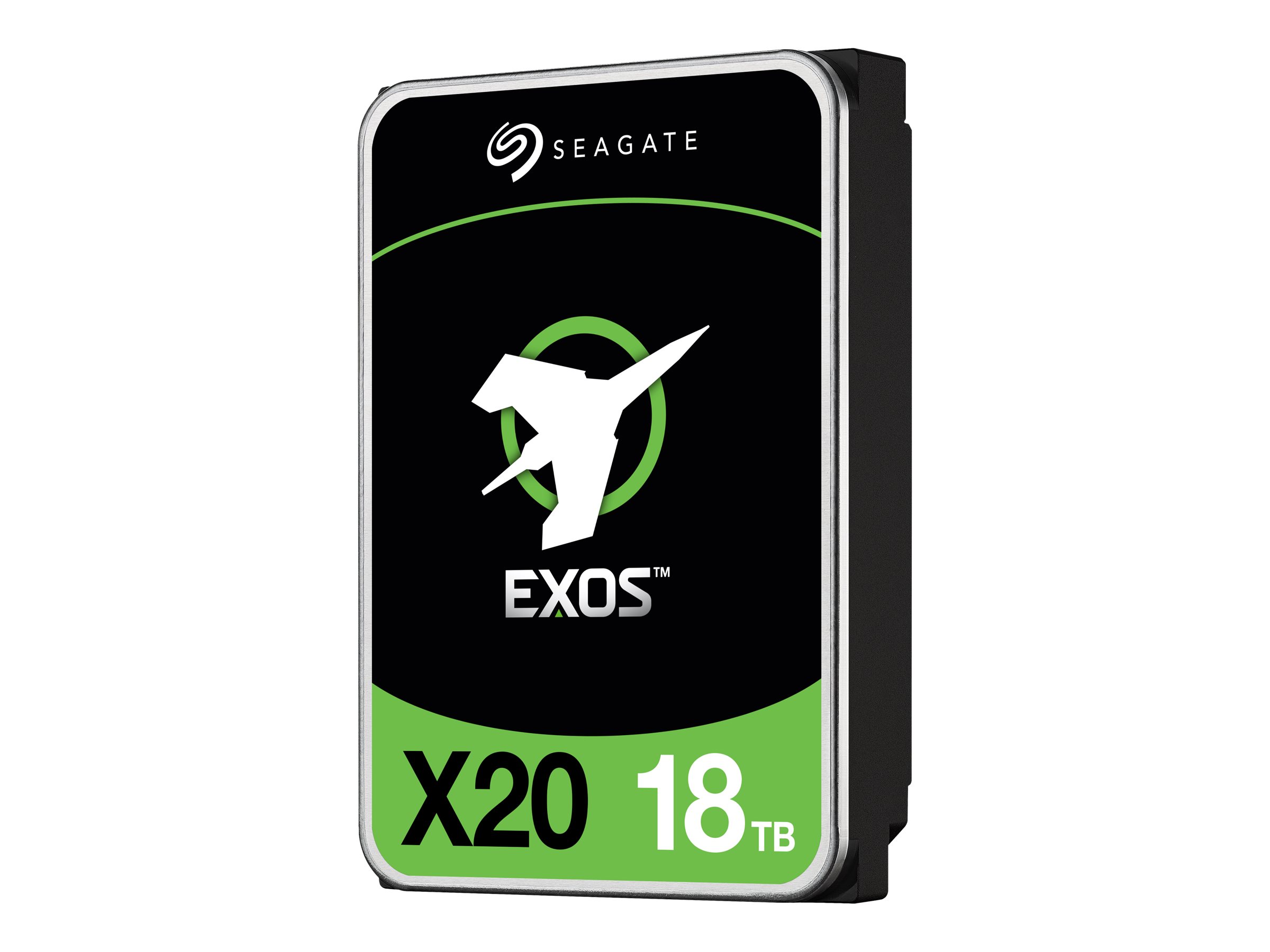 Seagate Exos X20 ST18000NM003D - Festplatte - 18 TB - intern - SATA 6Gb/s - 7200 rpm