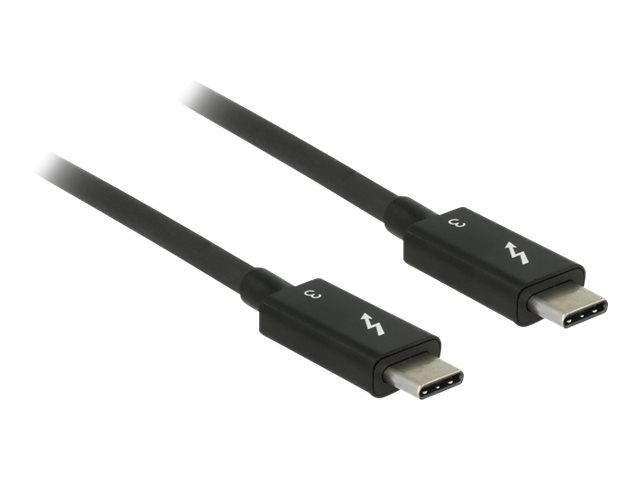 Delock - Thunderbolt-Kabel - USB-C (M) zu USB-C (M) - USB 3.1 Gen 2 / Thunderbolt 3 / DisplayPort 1.2a - 20 V - 5 A