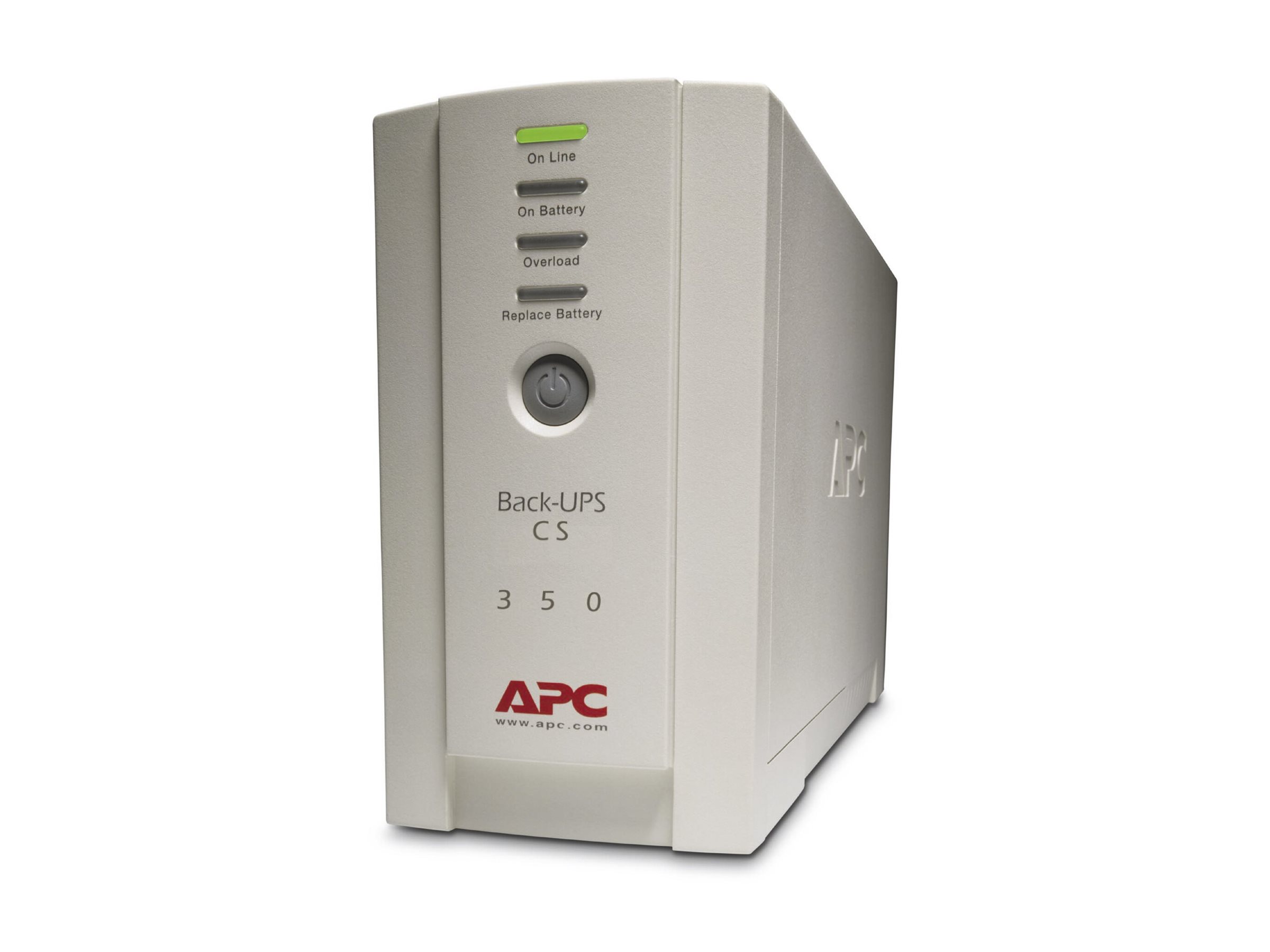 APC Back-UPS CS 350 - USV - Wechselstrom 230 V - 210 Watt - 350 VA - RS-232, USB