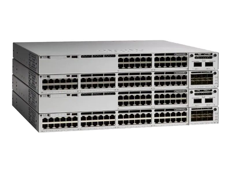 Cisco Catalyst 9300 - Network Essentials - Switch - L3 - managed - 36 x 2.5GBase-T (UPOE) + 12 x 100/1000/2.5G/5G/10G (UPOE)