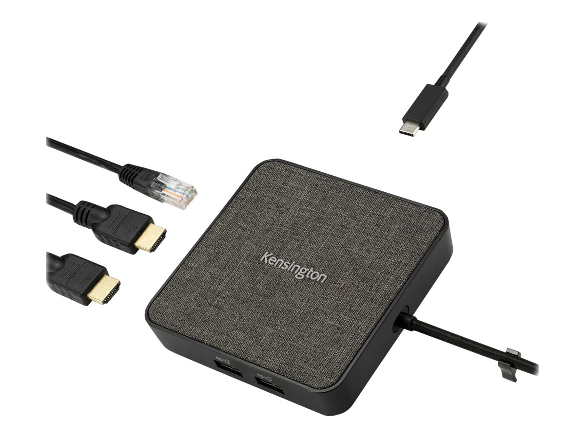 Kensington MD125U4 - Dockingstation - USB-C / USB4 / Thunderbolt 3 / Thunderbolt 4 - 2 x HDMI - 1GbE, 2.5GbE