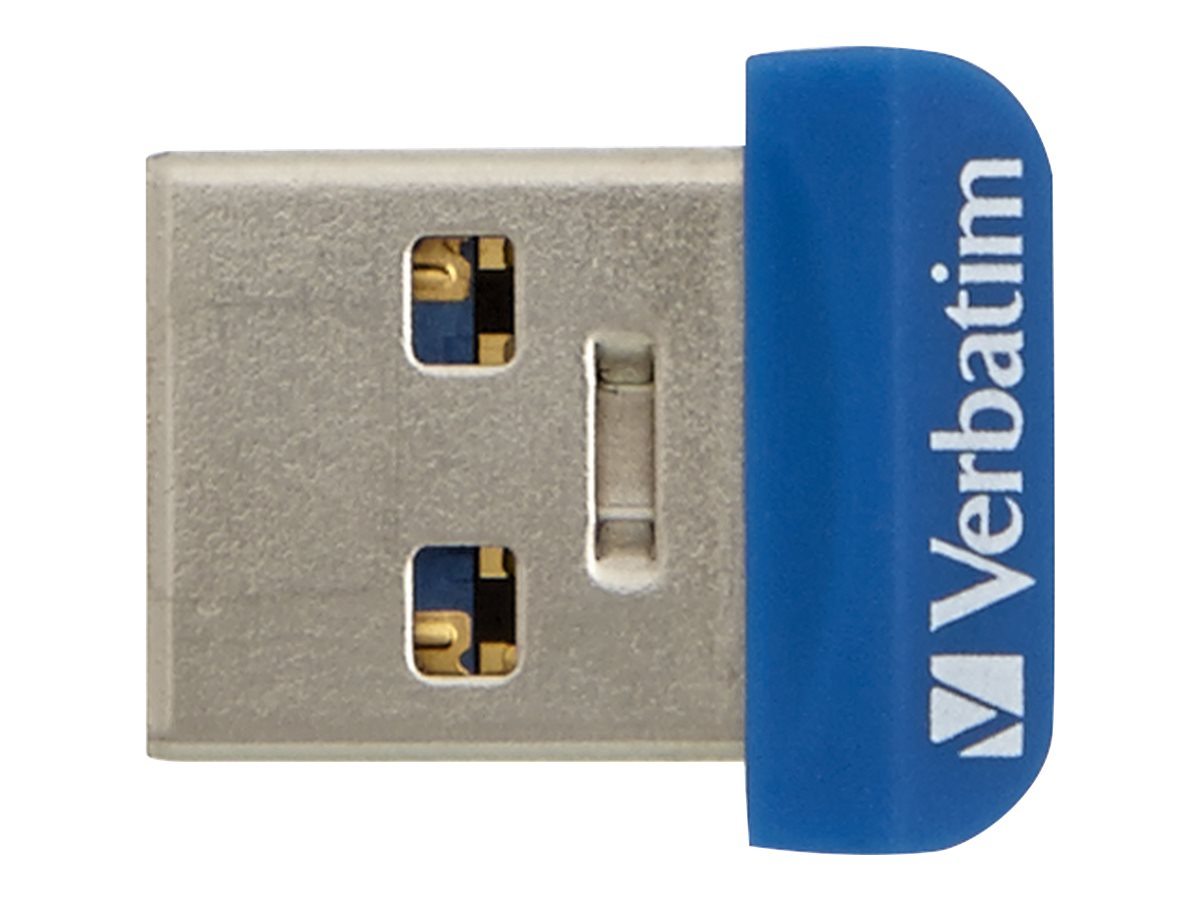 Verbatim Store 'n' Stay NANO - USB-Flash-Laufwerk - 32 GB - USB 3.0 - Blau