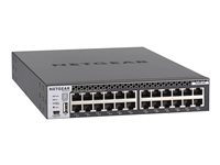 NETGEAR M4300-24X - Switch - L3 - managed - 24 x 10 Gigabit Ethernet + 4 x 10 Gigabit SFP+, gemeinsam genutzt - Luftstrom von vo