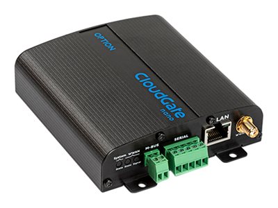 Option CloudGate nano - Gateway - 100Mb LAN, RS-232, RS-485, 802.15.4g, M-Bus (Meter-Bus), IEEE 802.15.4b, IEEE 802.15.4n - 802.