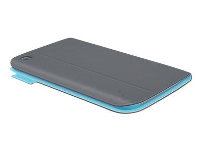 Logitech Folio Protective Case - Schutzhülle für Tablet - Dark Clay Gray - für Samsung Galaxy Tab 3 (8 Zoll)