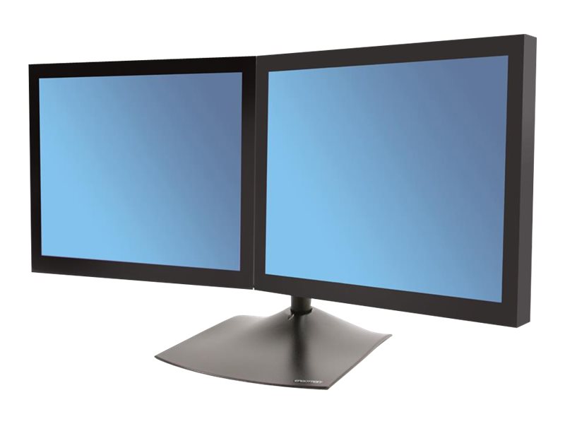 Ergotron DS100 - Aufstellung - horizontal - fr 2 LCD-Displays - Aluminium, Stahl - Schwarz
