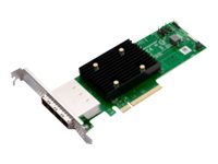 Broadcom HBA 9500-16e Tri-Mode - Speicher-Controller - 16 Sender/Kanal - SATA 6Gb/s / SAS 12Gb/s / PCIe 4.0 (NVMe) - PCIe 4.0 x8