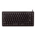 CHERRY G84-4100 Compact Keyboard - Tastatur - PS/2, USB - USA - Schwarz