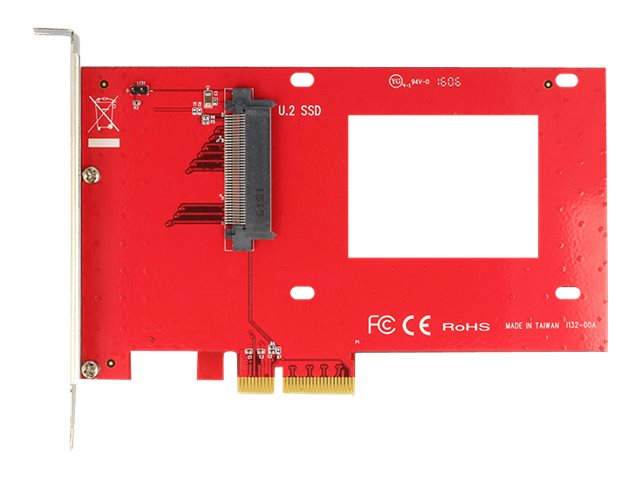DeLOCK PCI Express Card > 1 x internal U.2 NVMe - Speicher-Controller - 2.5