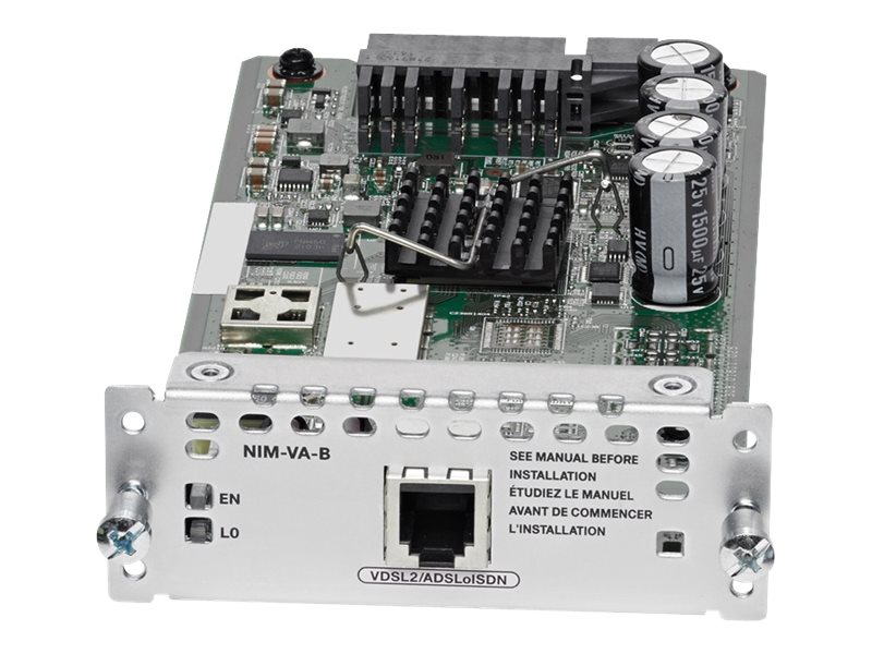 Cisco 1-port VDSL2/ADSL2+ over ISDN with Annex B/J - DSL-Modem - Network Interface Module (NIM)