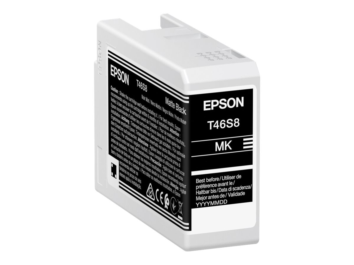 Epson T46S8 - 25 ml - mattschwarz - original - Tintenpatrone - fr SureColor P706, SC-P700, SC-P700 Mirage Bundling