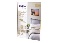 Epson Premium Glossy Photo Paper - Glnzend - 130 x 180 mm - 255 g/m - 30 Blatt Fotopapier - fr EcoTank ET-1810, 2810, 2811, 2