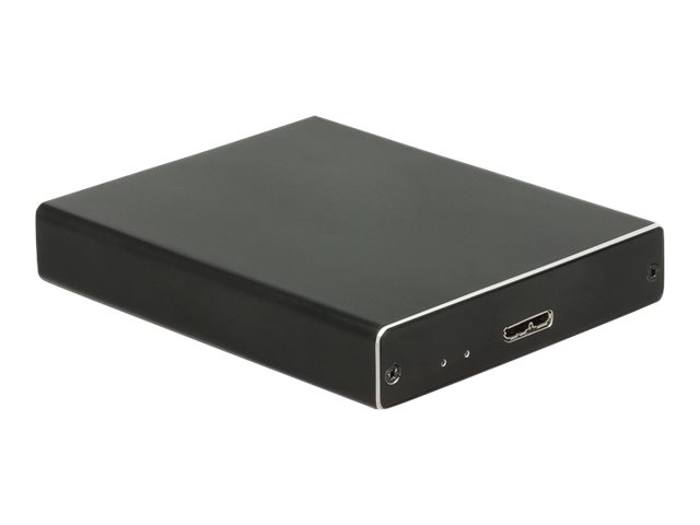 Delock External Enlosure 2 x M.2 Key B to Superspeed USB - Schnittstellenadapter - M.2 - RAID 0, 1 - USB 3.1 (Gen 2) - Schwarz