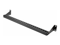 StarTech.com 1U Rack Mountable Cable Lacing Bar w/Adjustable Depth, Cable Support Guide For Organized 19