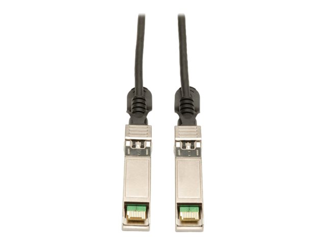 Eaton Tripp Lite Series SFP+ 10Gbase-CU Passive Twinax Copper Cable, SFP-H10GB-CU5M Compatible, Black, 5M (16.4 ft.) - Direktans