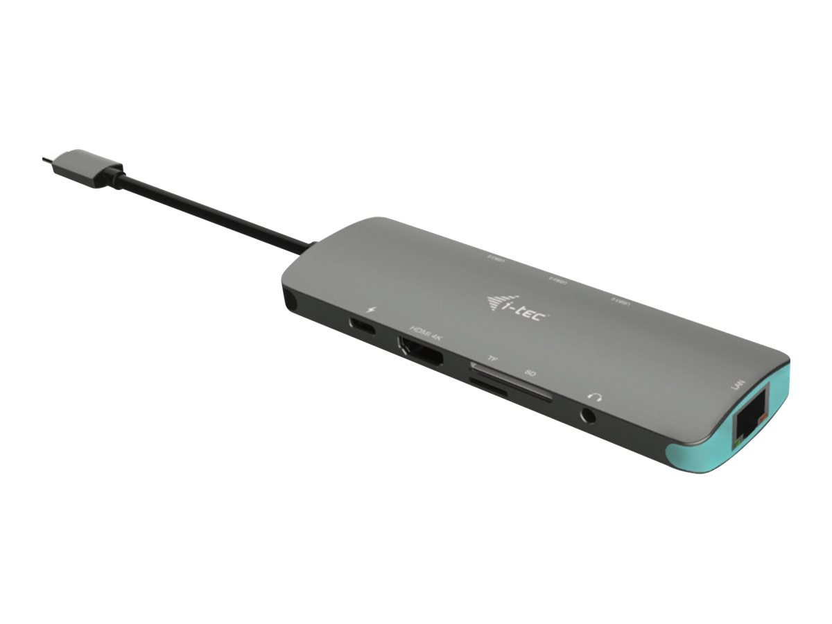 i-Tec USB-C Metal Nano Docking Station 4K HDMI LAN + Power Delivery - Dockingstation - USB-C 3.1 - HDMI - GigE