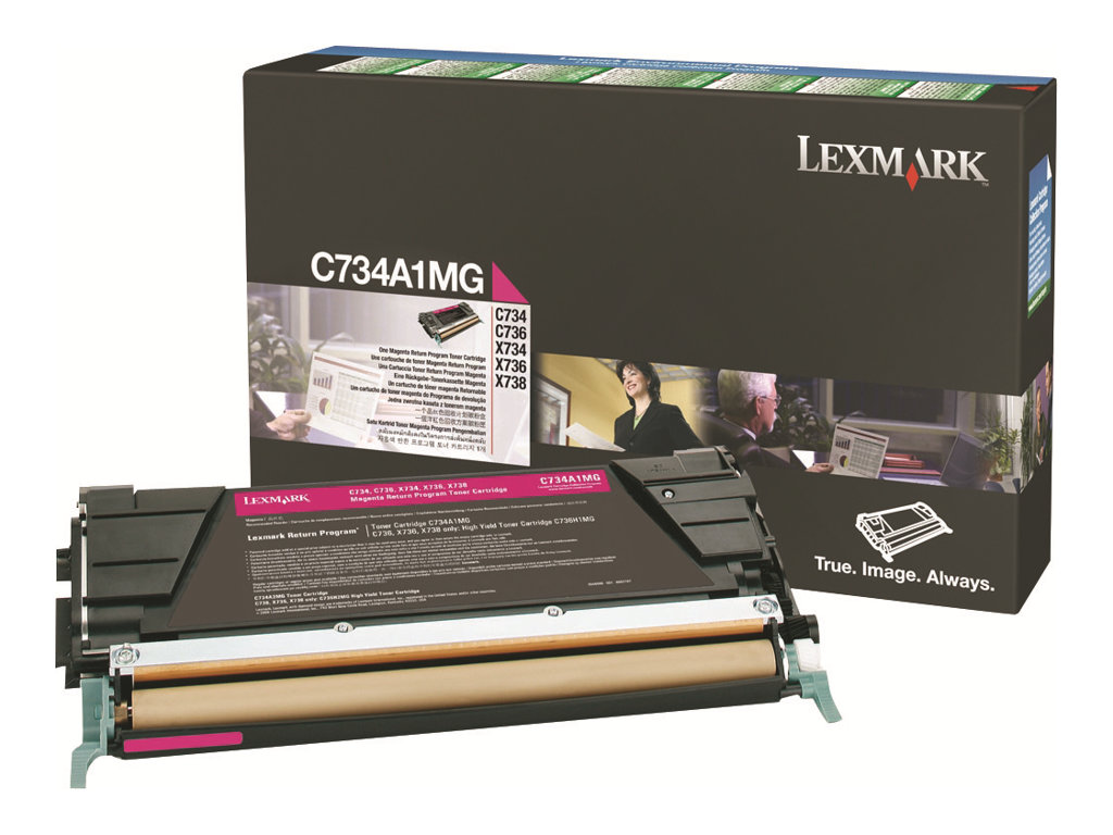 Lexmark - Magenta - Original - Tonerpatrone LCCP, LRP - fr Lexmark C734, C736, X734, X736, X738