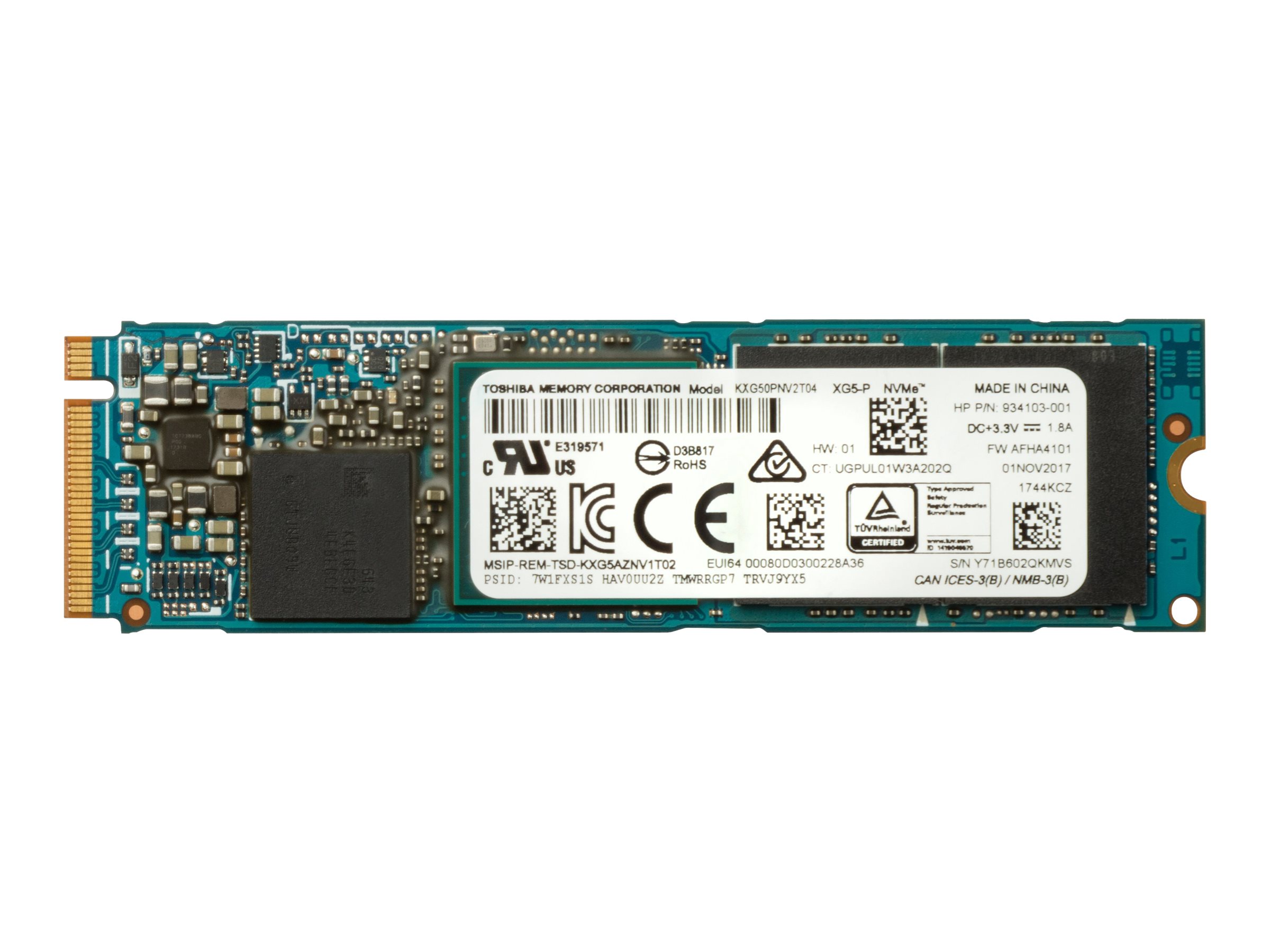 HP Z Turbo Drive Quad Pro - SSD - 512 GB (2 x 256 GB M.2) - intern - PCIe-Karte (PCIe-Karte) - PCIe