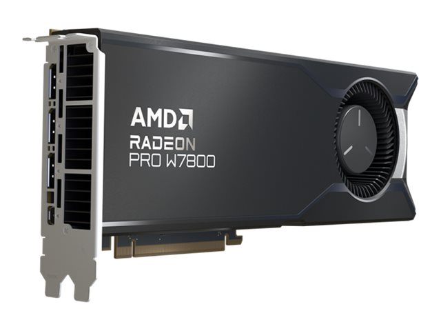 AMD Radeon Pro W7800 - Grafikkarten - Radeon Pro W7800 - 32 GB GDDR6 - PCIe 4.0 x16 - 3 x DisplayPort, Mini DisplayPort
