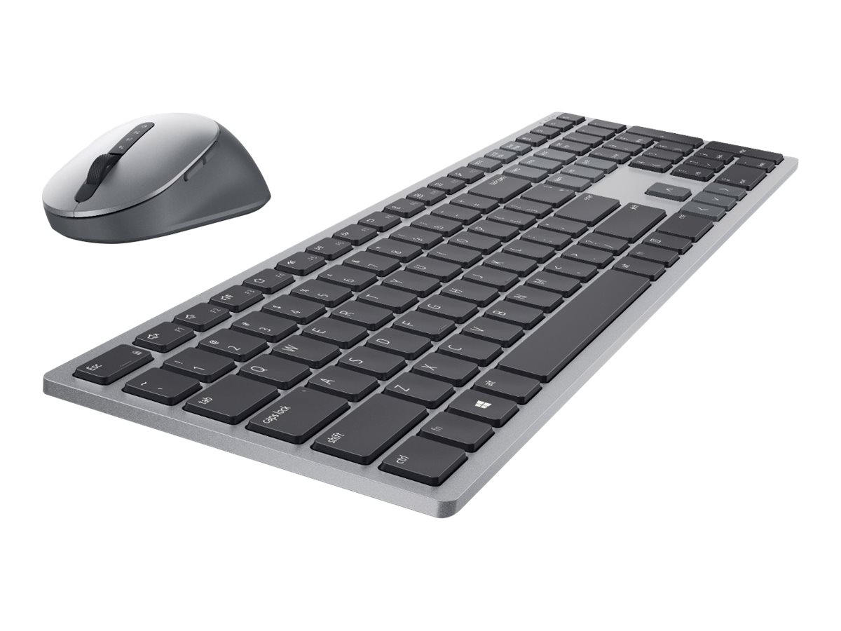Dell Premier Wireless Keyboard and Mouse KM7321W - Tastatur-und-Maus-Set - kabellos - 2.4 GHz, Bluetooth 5.0 - QWERTY - US Inter